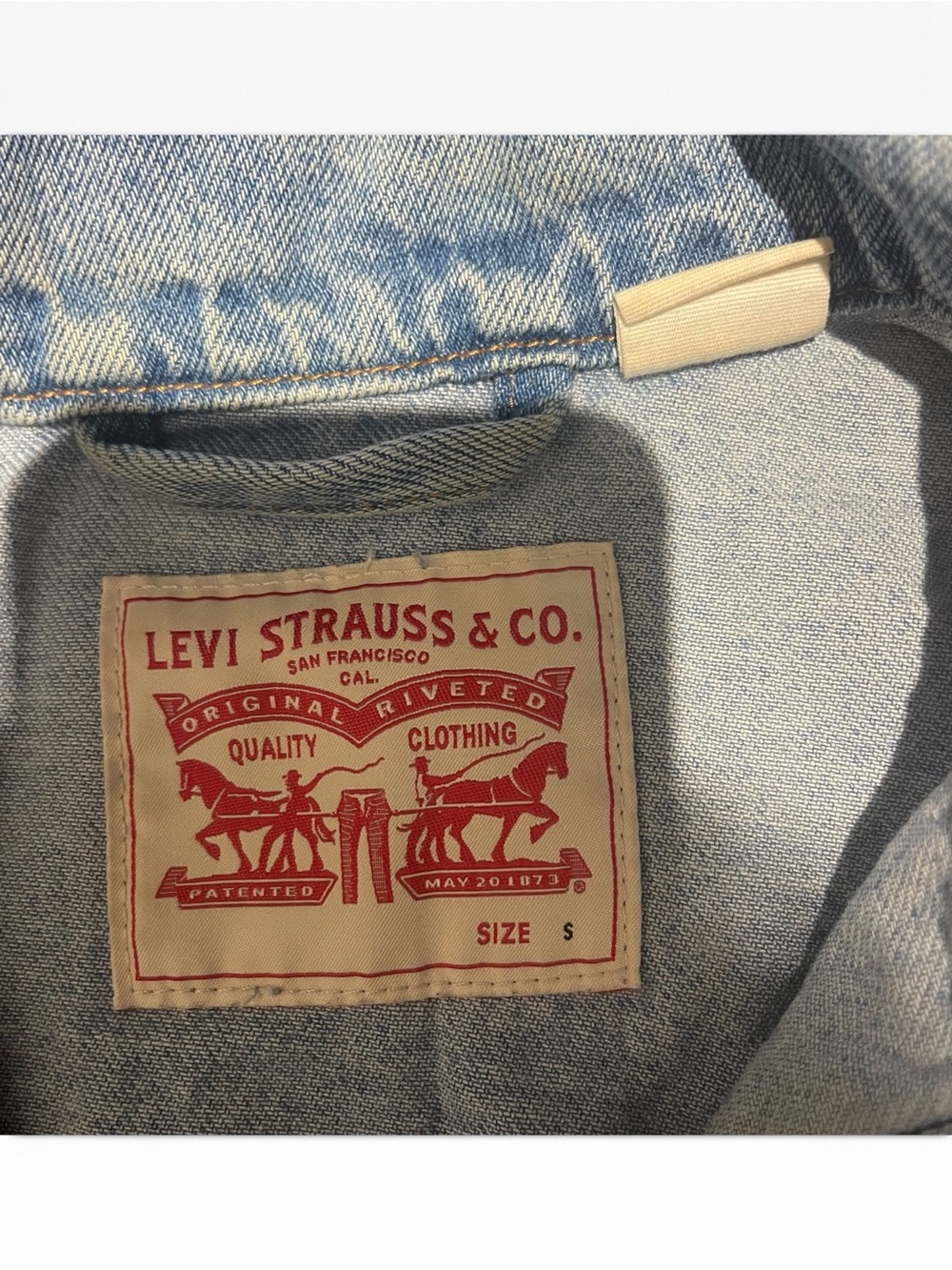 Levi's Blue Denim Women's Jumpsuit Coveralls - Picture 5 of 5